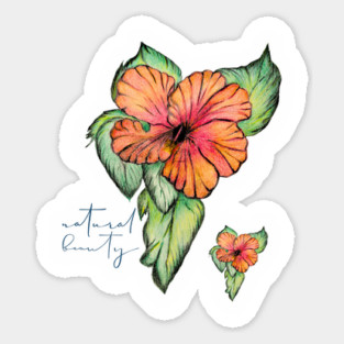 Natural Beauty Sticker