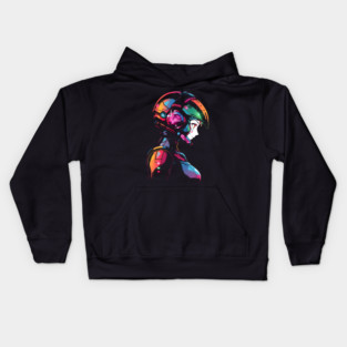 Anime Girl Mecha Pilot Kids Hoodie