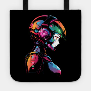 Anime Girl Mecha Pilot Tote