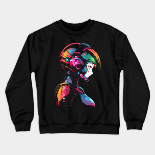 Anime Girl Mecha Pilot Crewneck Sweatshirt