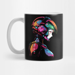 Anime Girl Mecha Pilot Mug
