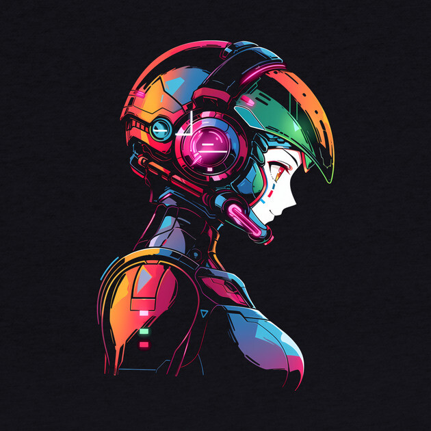 Anime Girl Mecha Pilot by Atomic Prophet