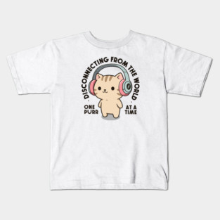 One purr at a time. Light Edition Kids T-Shirt