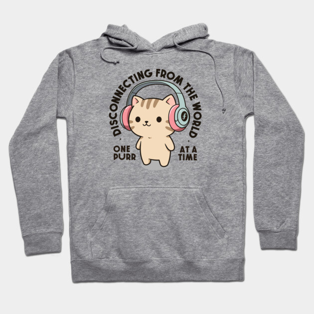 One purr at a time. Light Edition Hoodie by filiposwear