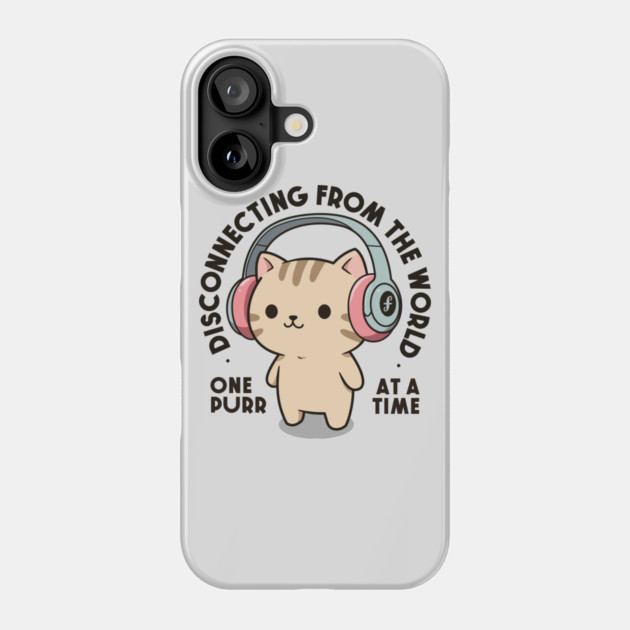 One purr at a time. Light Edition Phone Case by filiposwear