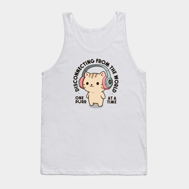 One purr at a time. Light Edition Tank Top by filiposwear