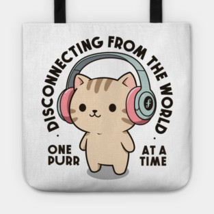 One purr at a time. Light Edition Tote