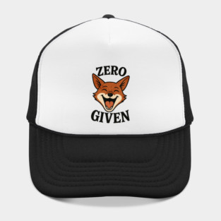 Zero Fox Given Funny Pun Shirt Hat