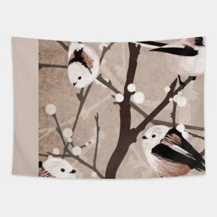 Long Tailed Birds Tapestry