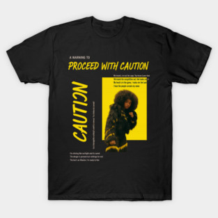 Heel Naomi – WWE Caution Graphic Oversized Tee T-Shirt