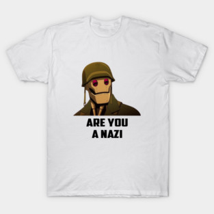 G.I. Robot black letter - Gi Robot Are you a HAZI? T-Shirt
