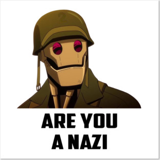 G.I. Robot black letter - Gi Robot Are you a HAZI? Posters and Art