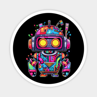 Rainbow Robot Magnet