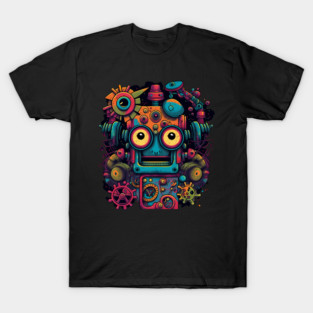 Funky Cool Robot T-Shirt