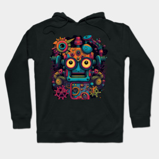 Funky Cool Robot Hoodie