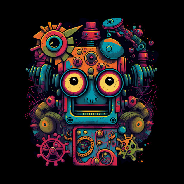 Funky Cool Robot by Atomic Prophet