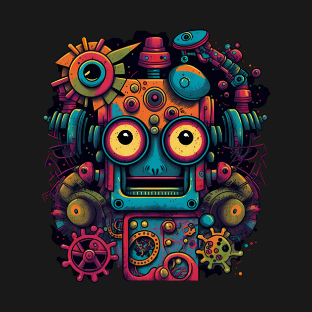 Funky Cool Robot by Atomic Prophet