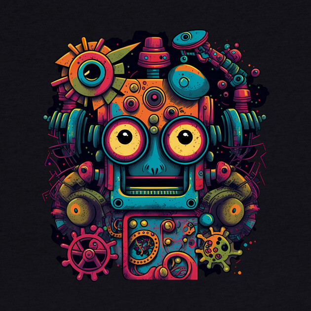 Funky Cool Robot by Atomic Prophet