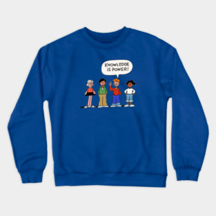Knowledge Is Power - Schoolhouse Rock Crewneck Sweatshirt