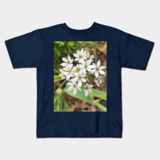 White Flowers Kids T-Shirt