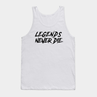 black juice legends never die wrld logo Tank Top
