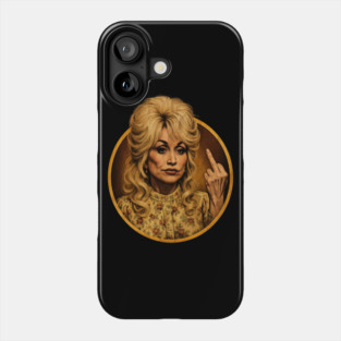 Dolly Parton Flipping The Bird Vintage HD Classic Phone Case