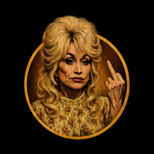 Dolly Parton Flipping The Bird Vintage HD Classic Tote