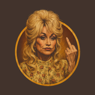 Dolly Parton Flipping The Bird Vintage HD Classic