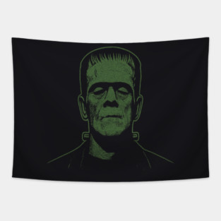 Frankenstein’s Monster – Monsters Unchained Silhouette Tee Tapestry