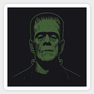 Frankenstein’s Monster – Monsters Unchained Silhouette Tee Sticker
