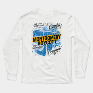 Montgomery Bus Boycott Long Sleeve T-Shirt