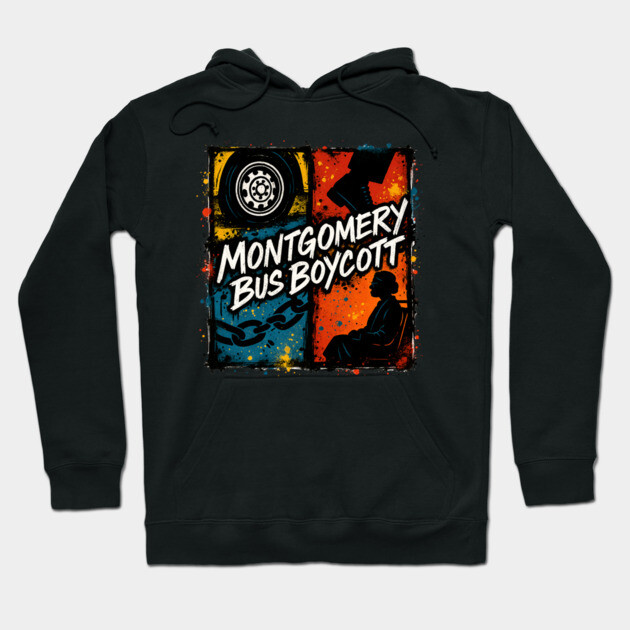 The Montgomery Bus Boycott Hoodie by UrbanLifeApparel