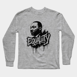 MLK Street Art Long Sleeve T-Shirt