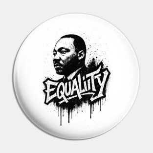 MLK Street Art Pin