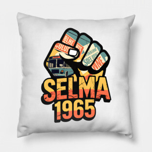 Selma Alabama Marches Pillow