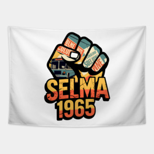 Selma Alabama Marches Tapestry