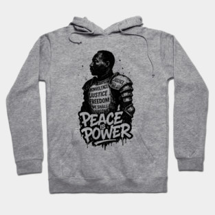MLK: Peace is Power Street-Style Hoodie