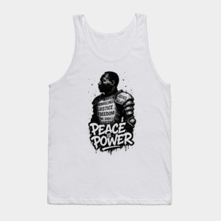 MLK: Peace is Power Street-Style Tank Top