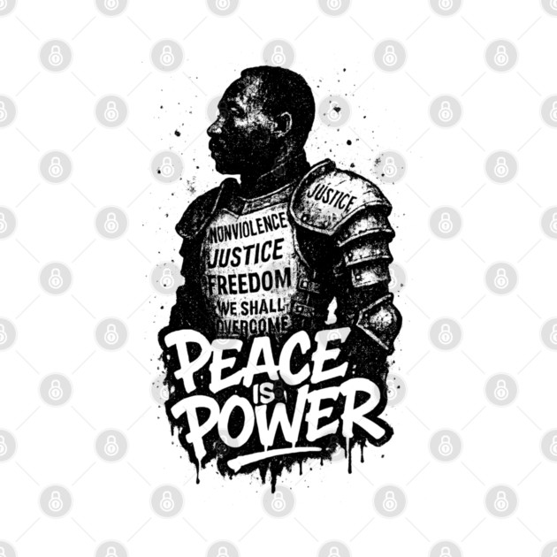 MLK: Peace is Power Street-Style by UrbanLifeApparel