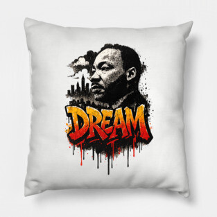 Martin Luther King Jr: Dream Street-Style Pillow