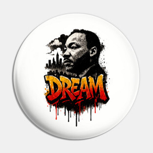 Martin Luther King Jr: Dream Street-Style Pin
