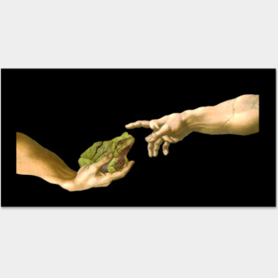 Creation of a Frog, Michelangelo Frog Posters and Art