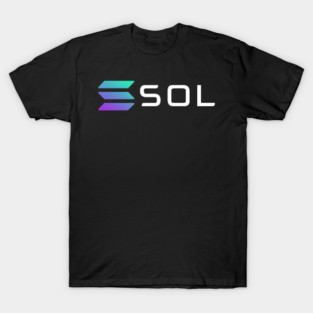 Solana SOL Crypto Blockchain T-Shirt