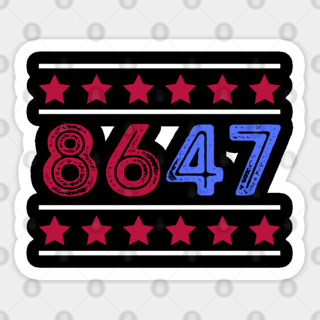 8647 Sticker by Creatifly Graphic Tees