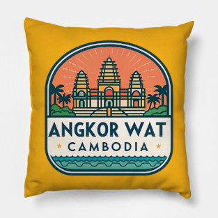 ANGKOR WAT CAMBODIA Pillow