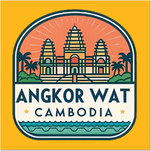 ANGKOR WAT CAMBODIA Posters and Art