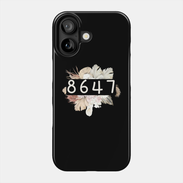 8647 Phone Case by Creatifly Graphic Tees