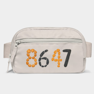 8647 Beach Stones and Seashells Funny Coastal Bag