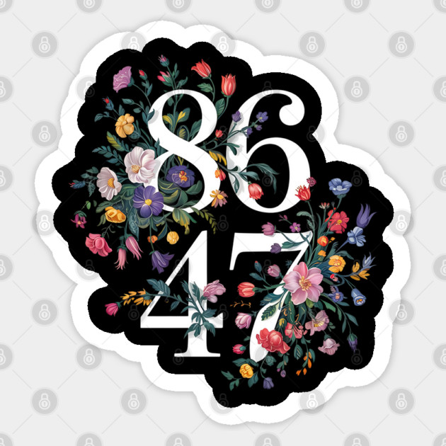 8647 Sticker by Creatifly Graphic Tees