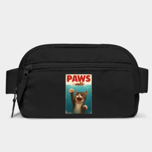 Paws Funny Jaws Parody Jaws/Paws Movie Shirt Bag